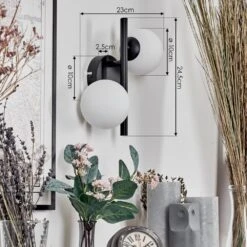 Chehalis Wandleuchte Glas 10 Cm Weiß, 2-flammig 18 Chehalis Wandleuchte Glas 10 Cm Weiß, 2-flammig -Lampe Verkäufe chehalis wandleuchte glas 10 cm h3757604 3