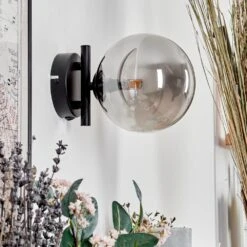 Chehalis Wandleuchte Glas 15 Cm Rauchfarben, 1-flammig -Lampe Verkäufe chehalis wandleuchte glas 15 cm h3727508 11