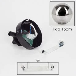 Chehalis Wandleuchte Glas 15 Cm Rauchfarben, 1-flammig -Lampe Verkäufe chehalis wandleuchte glas 15 cm h3727508 4