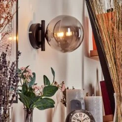 Chehalis Wandleuchte Glas 15 Cm Rauchfarben, 1-flammig -Lampe Verkäufe chehalis wandleuchte glas 15 cm h3727508 6