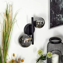 Chehalis Wandleuchte LED Schwarz, 2-flammig -Lampe Verkäufe chehalis wandleuchte h3584972 9