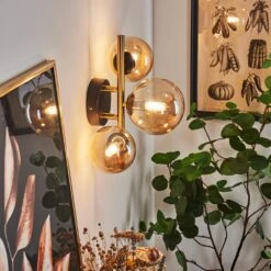 Chehalis Wandleuchte LED Messing, Schwarz, 3-flammig -Lampe Verkäufe chehalis wandleuchte h3585009 6