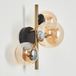 Chehalis Wandleuchte LED Messing, Schwarz, 3-flammig -Lampe Verkäufe chehalis wandleuchte h3585009 7