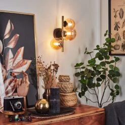 Chehalis Wandleuchte LED Messing, Schwarz, 3-flammig -Lampe Verkäufe chehalis wandleuchte h3585009 8