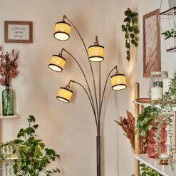 Chellas Stehleuchte Nickel-Matt, Schwarz, 5-flammig -Lampe Verkäufe chellas stehleuchte h3863336 10