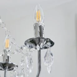 Cheop Kronleuchter Chrom, Transparent, Klar, 9-flammig -Lampe Verkäufe cheop kronleuchter h3637715 5