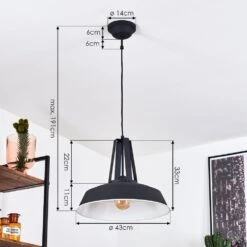 Chimay Hängeleuchte Schwarz, 1-flammig -Lampe Verkäufe chimay haengeleuchte h3408278 3