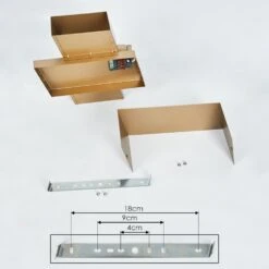 Chipo Wandleuchte Gold, 1-flammig -Lampe Verkäufe chipo wandleuchte h3636701 4