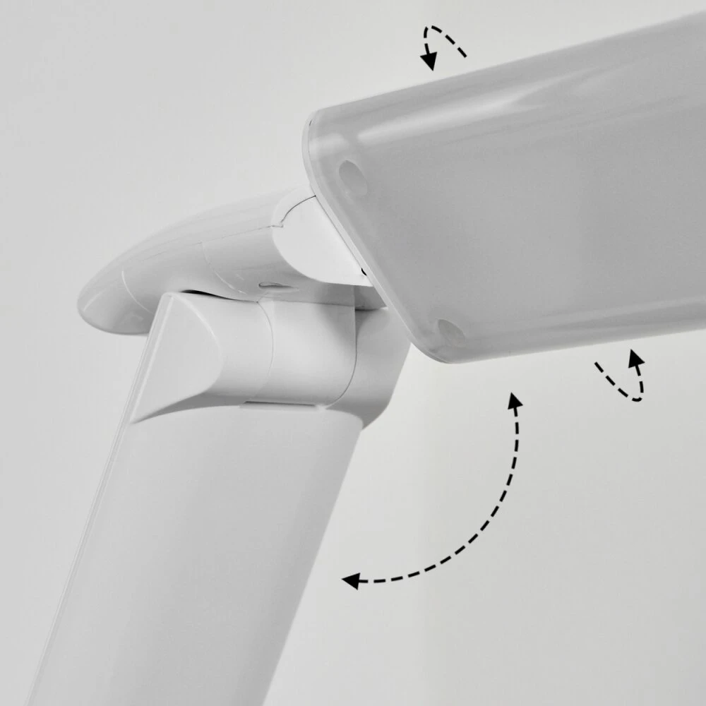 Chozendo Tischleuchte LED Weiß, 1-flammig 8 Chozendo Tischleuchte LED Weiß, 1-flammig – Bild 6
