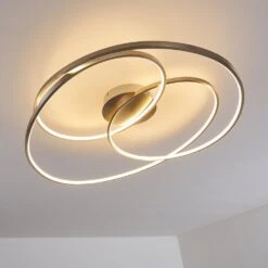 Chute Deckenleuchte LED Nickel-Matt, 1-flammig -Lampe Verkäufe chute deckenleuchte h3313534 5