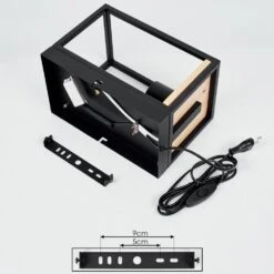 Colebrook Wandleuchte Naturfarben, Schwarz, 1-flammig -Lampe Verkäufe colebrook wandleuchte h3568750 4