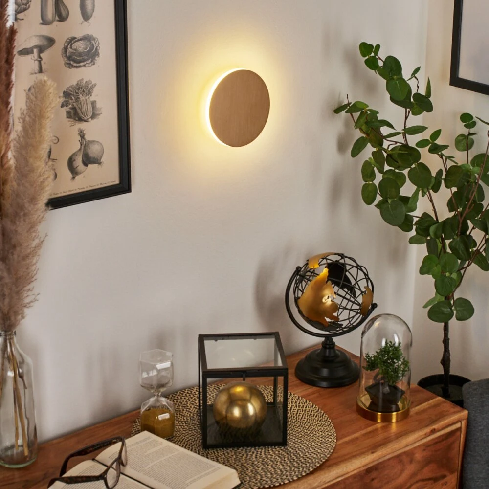 Comallo Wandleuchte LED Gold, Messing, 1-flammig 13 Comallo Wandleuchte LED Gold, Messing, 1-flammig – Bild 11