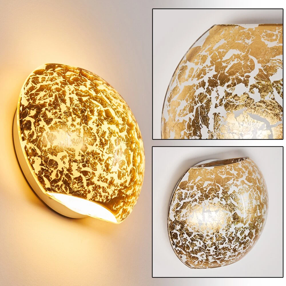 Concha Wandleuchte Weiß, 1-flammig 3 Concha Wandleuchte Weiß, 1-flammig