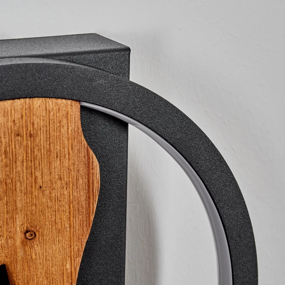 Cornol Wandleuchte LED Naturfarben, Schwarz, 1-flammig 8 Cornol Wandleuchte LED Naturfarben, Schwarz, 1-flammig – Bild 6