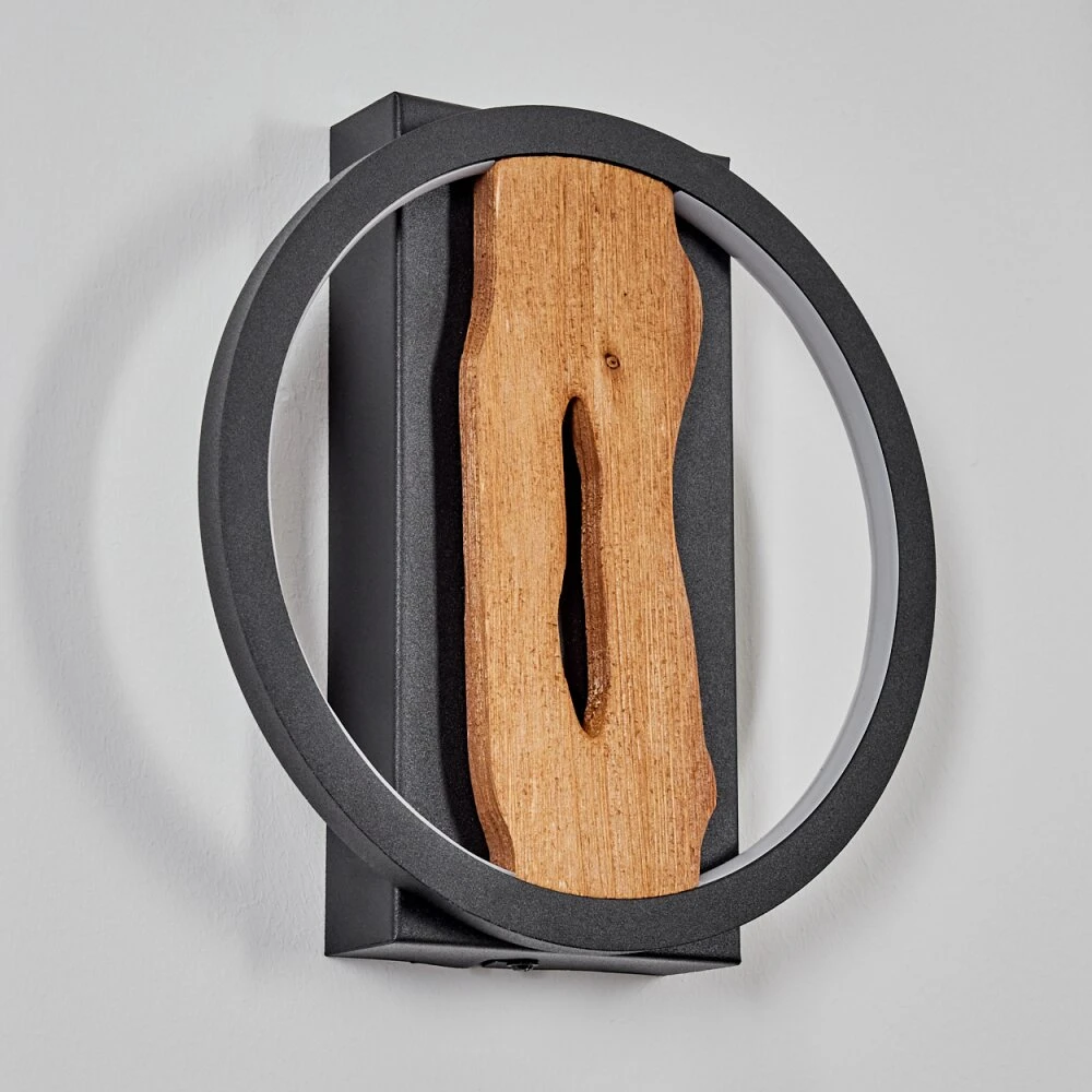 Cornol Wandleuchte LED Naturfarben, Schwarz, 1-flammig 10 Cornol Wandleuchte LED Naturfarben, Schwarz, 1-flammig – Bild 8