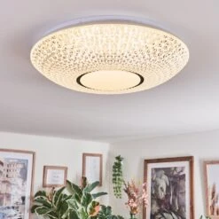 Curin Deckenleuchte LED Weiß, 1-flammig, Fernbedienung -Lampe Verkäufe curin deckenleuchte h3876077 10