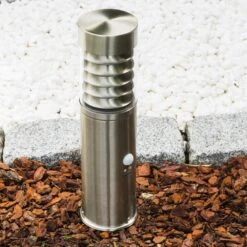 Dakar Außensockelleuchte Edelstahl, 1-flammig, Bewegungsmelder -Lampe Verkäufe dakar aussensockelleuchte h365 10