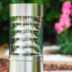 Dakar Außensockelleuchte Edelstahl, 1-flammig, Bewegungsmelder -Lampe Verkäufe dakar aussensockelleuchte h365 14