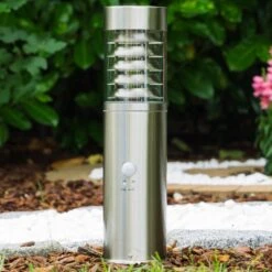 Dakar Außensockelleuchte Edelstahl, 1-flammig, Bewegungsmelder -Lampe Verkäufe dakar aussensockelleuchte h365 2