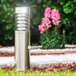 Dakar Außensockelleuchte Edelstahl, 1-flammig, Bewegungsmelder -Lampe Verkäufe dakar aussensockelleuchte h365 8