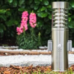 Dakar Sockelleuchte Edelstahl, 1-flammig, Bewegungsmelder -Lampe Verkäufe dakar sockelleuchte h168012 9