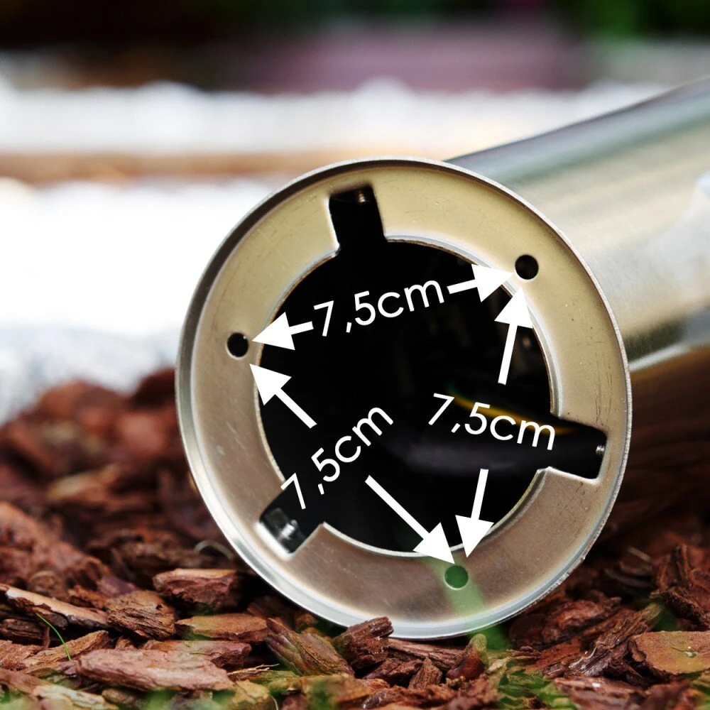 Dakar Wegeleuchte Edelstahl, 1-flammig, Bewegungsmelder 6 Dakar Wegeleuchte Edelstahl, 1-flammig, Bewegungsmelder – Bild 4