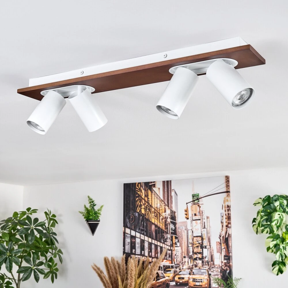 Dalan Deckenleuchte LED Naturfarben, Weiß, 4-flammig 12 Dalan Deckenleuchte LED Naturfarben, Weiß, 4-flammig – Bild 10