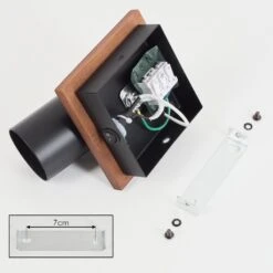 Dalan Wandleuchte LED Naturfarben, Schwarz, 1-flammig -Lampe Verkäufe dalan wandleuchte h9032854 4