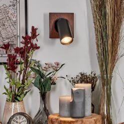 Dalan Wandleuchte LED Naturfarben, Schwarz, 1-flammig -Lampe Verkäufe dalan wandleuchte h9032854 8