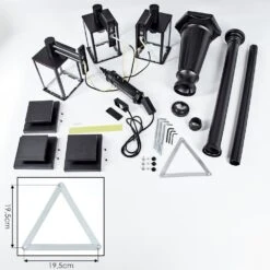 Dalasjo Kandelaber Schwarz, 3-flammig -Lampe Verkäufe dalasjo kandelaber h3885055 4