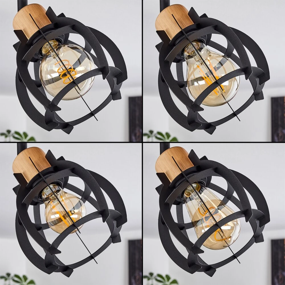 Dandin Deckenleuchte Schwarz, 3-flammig 4 Dandin Deckenleuchte Schwarz, 3-flammig – Bild 2