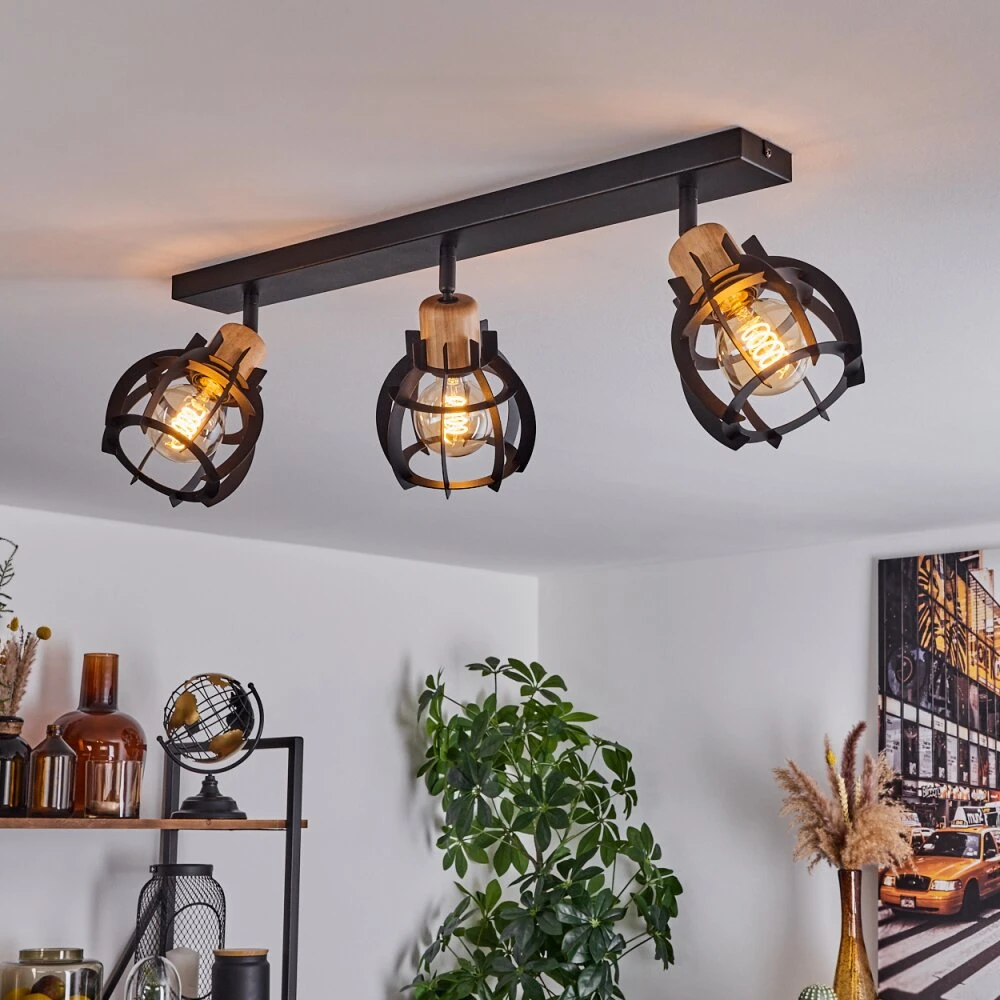 Dandin Deckenleuchte Schwarz, 3-flammig 13 Dandin Deckenleuchte Schwarz, 3-flammig – Bild 11