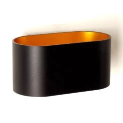 Dapp Wandleuchte Schwarz-Gold, 1-flammig -Lampe Verkäufe dapp wandleuchte h3001004 do4 13