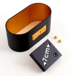 Dapp Wandleuchte Schwarz-Gold, 1-flammig -Lampe Verkäufe dapp wandleuchte h3001004 do4 17