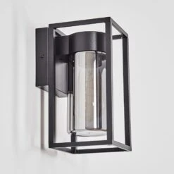 Doninhas Außenwandleuchte Schwarz, 1-flammig -Lampe Verkäufe doninhas aussenwandleuchte h3825136 1