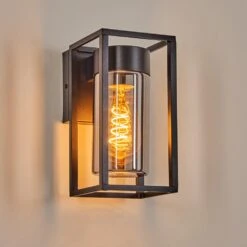 Doninhas Außenwandleuchte Schwarz, 1-flammig -Lampe Verkäufe doninhas aussenwandleuchte h3825136 8