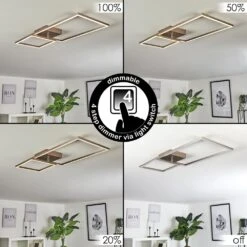 Doyon Deckenleuchte LED Nickel-Matt, 1-flammig -Lampe Verkäufe doyon deckenleuchte h3459133 1