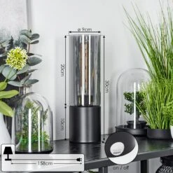 Dulcita Tischleuchte Schwarz, 1-flammig -Lampe Verkäufe dulcita tischleuchte h3612910 3