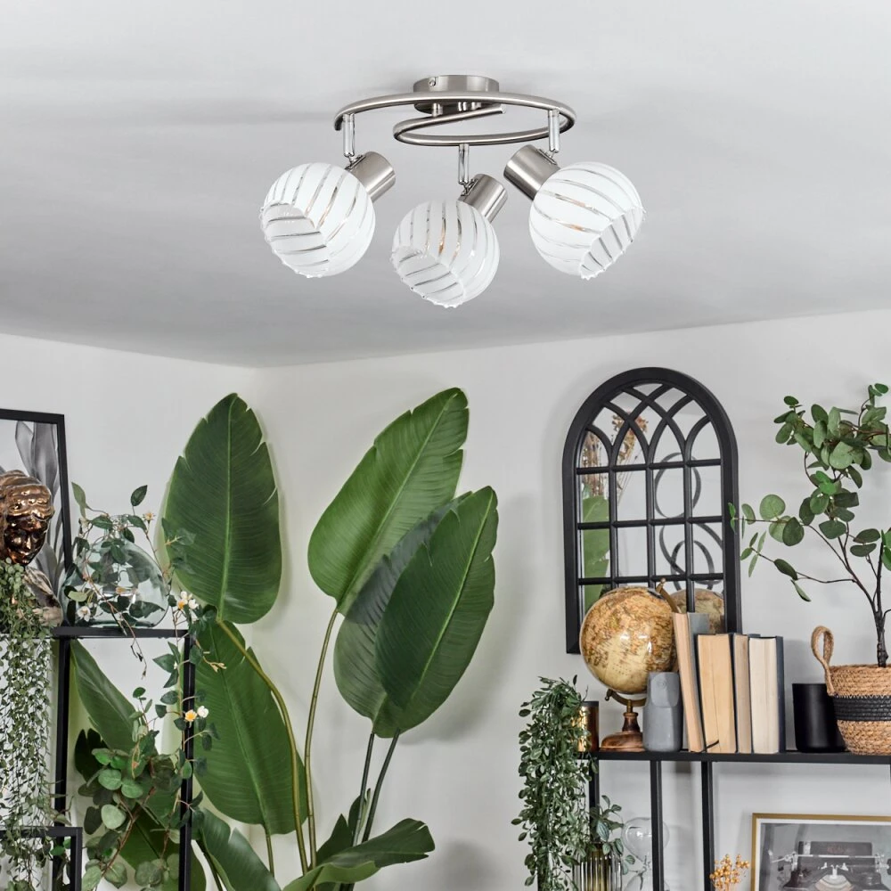 Dysted Deckenleuchte Nickel-Matt, 3-flammig 14 Dysted Deckenleuchte Nickel-Matt, 3-flammig – Bild 12