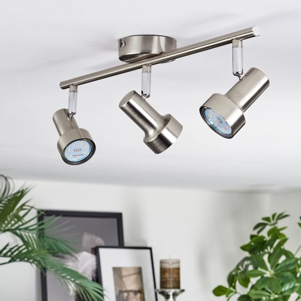 Edain Deckenleuchte LED Chrom, Nickel-Matt, 3-flammig 7 Edain Deckenleuchte LED Chrom, Nickel-Matt, 3-flammig – Bild 5