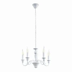 Eglo CAPOSILE Kronleuchter Weiß, 5-flammig