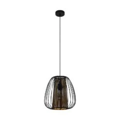 Eglo Leuchten CURASAO Pendelleuchte Schwarz, 1-flammig -Lampe Verkäufe eglo leuchten curasao pendelleuchte 99661 1