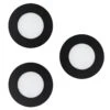 Eglo Leuchten FUEVA-Z Einbauleuchte 3er Set LED Schwarz, 3-flammig