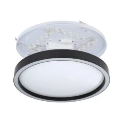 Eglo MONTEMORELOS-Z Deckenleuchte LED Schwarz, 1-flammig, Farbwechsler -Lampe Verkäufe eglo montemorelos z deckenleuchte 900411 10