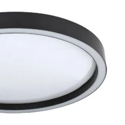 Eglo MONTEMORELOS-Z Deckenleuchte LED Schwarz, 1-flammig, Farbwechsler -Lampe Verkäufe eglo montemorelos z deckenleuchte 900411 9