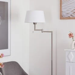 Eleshult Stehleuchte Chrom, 1-flammig -Lampe Verkäufe eleshult stehleuchte h3414040 1