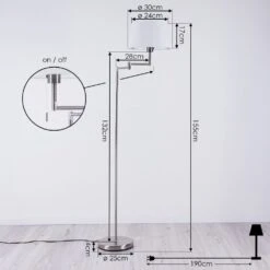 Eleshult Stehleuchte Chrom, 1-flammig -Lampe Verkäufe eleshult stehleuchte h3414040 3