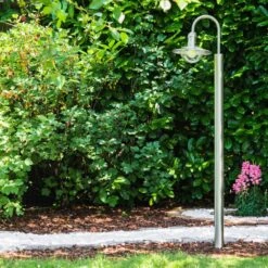 Elima Außenstehleuchte Edelstahl, 1-flammig -Lampe Verkäufe elima aussenstehleuchte h401 10