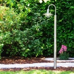 Elima Außenstehleuchte Edelstahl, 1-flammig -Lampe Verkäufe elima aussenstehleuchte h401 4