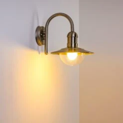 Elima Außenwandleuchte Edelstahl, 1-flammig -Lampe Verkäufe elima aussenwandleuchte h104 do8 10